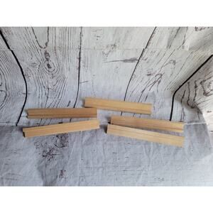 Scrabble Wood Tile Holder Trays LOT of 5 Replacements from Scrabble Game